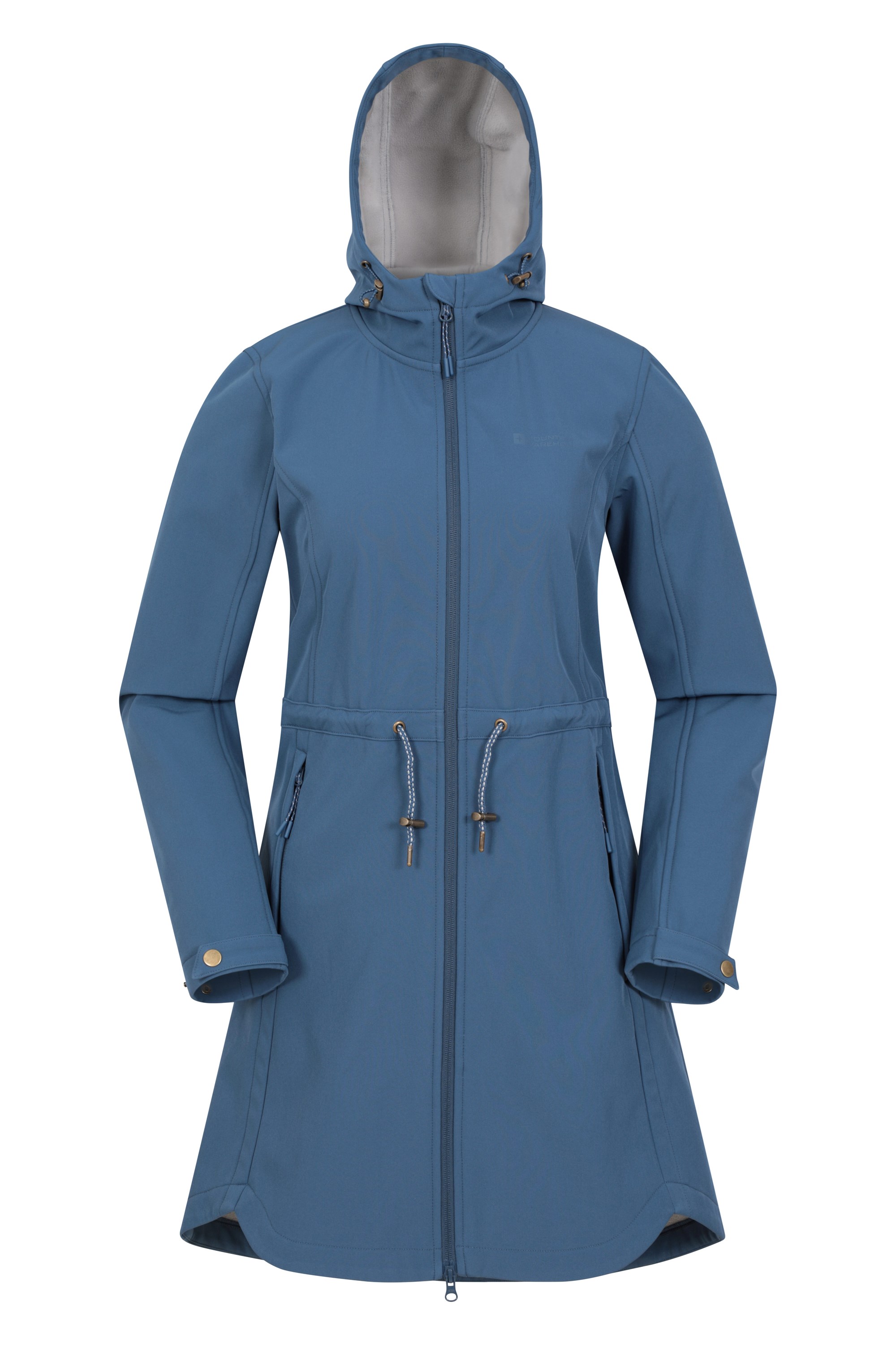 Bastet Womens Longline Softshell Jacket - Blue