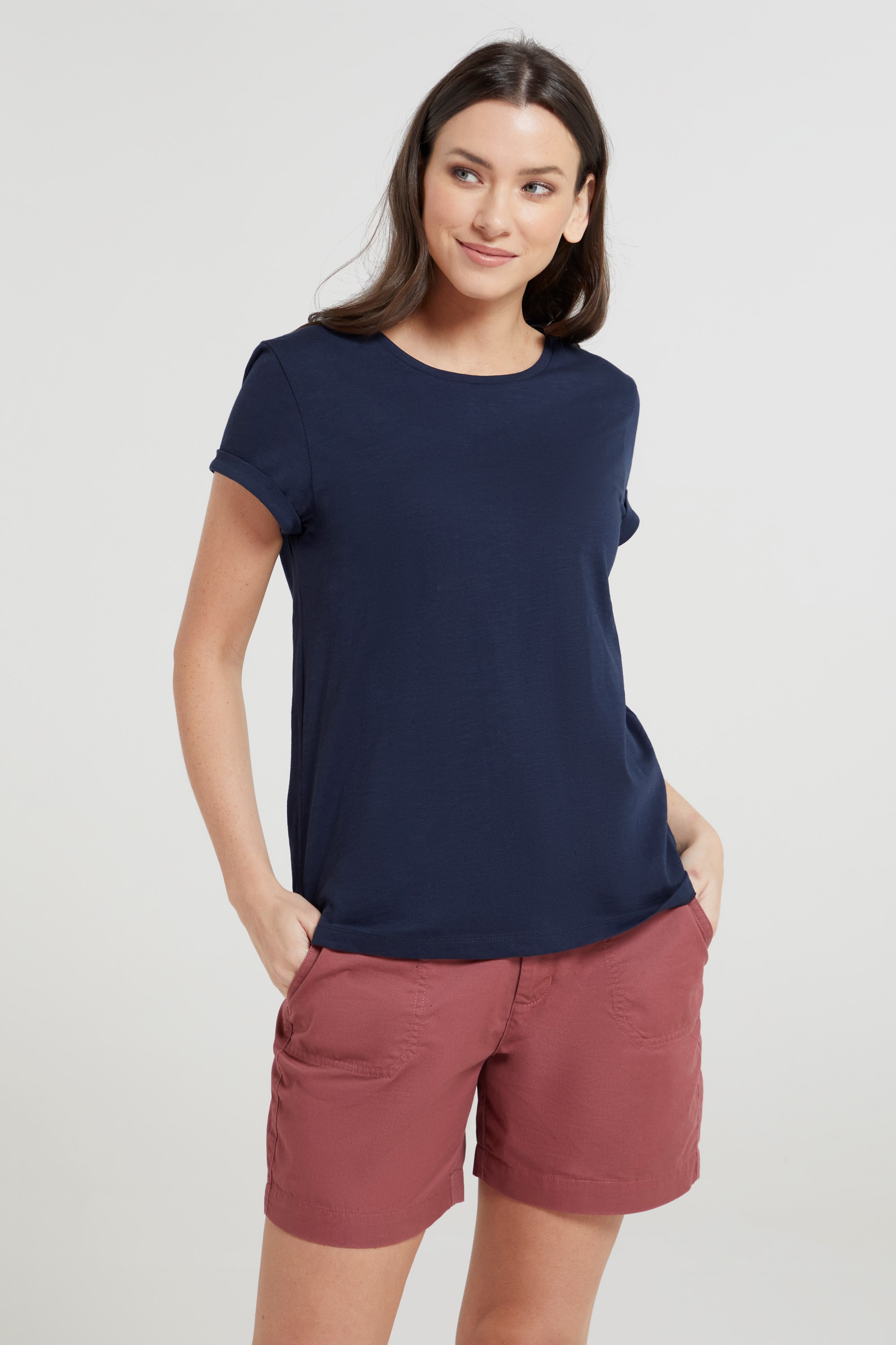 Bude Womens Relaxed Fit T-shirt - Navy