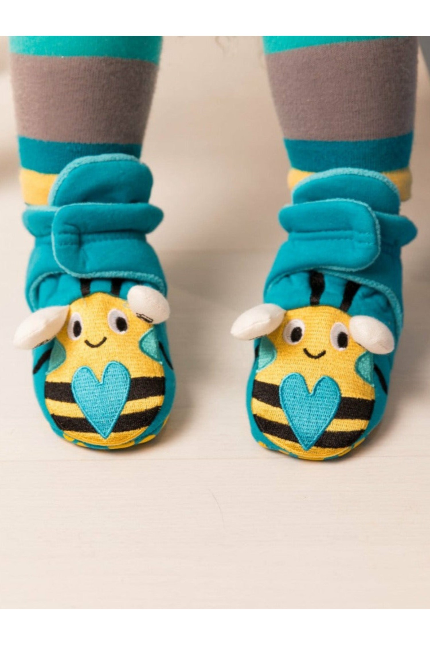 Buzy Bee Baby Booties -