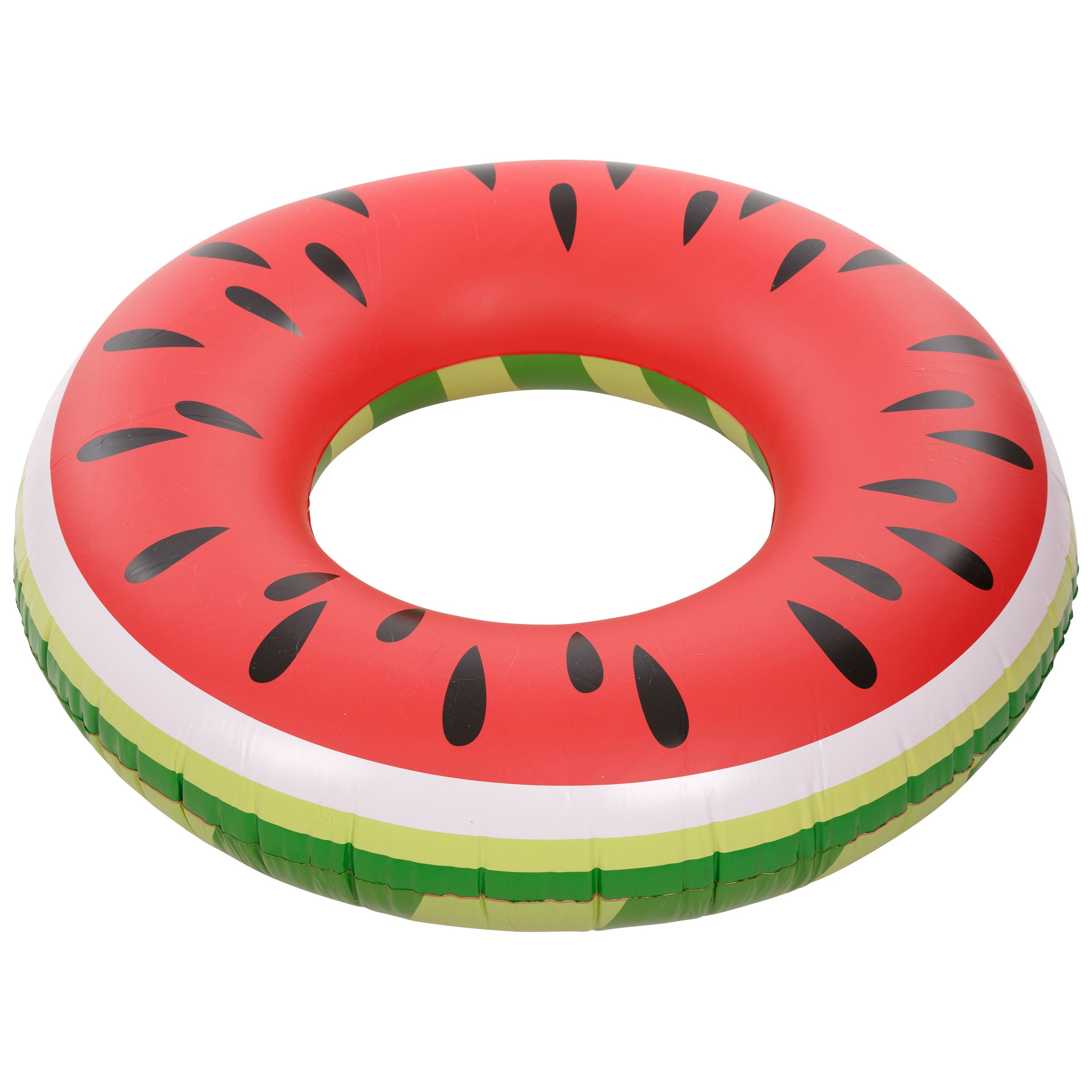 Inflatable Watermelon Novelty Swim Ring