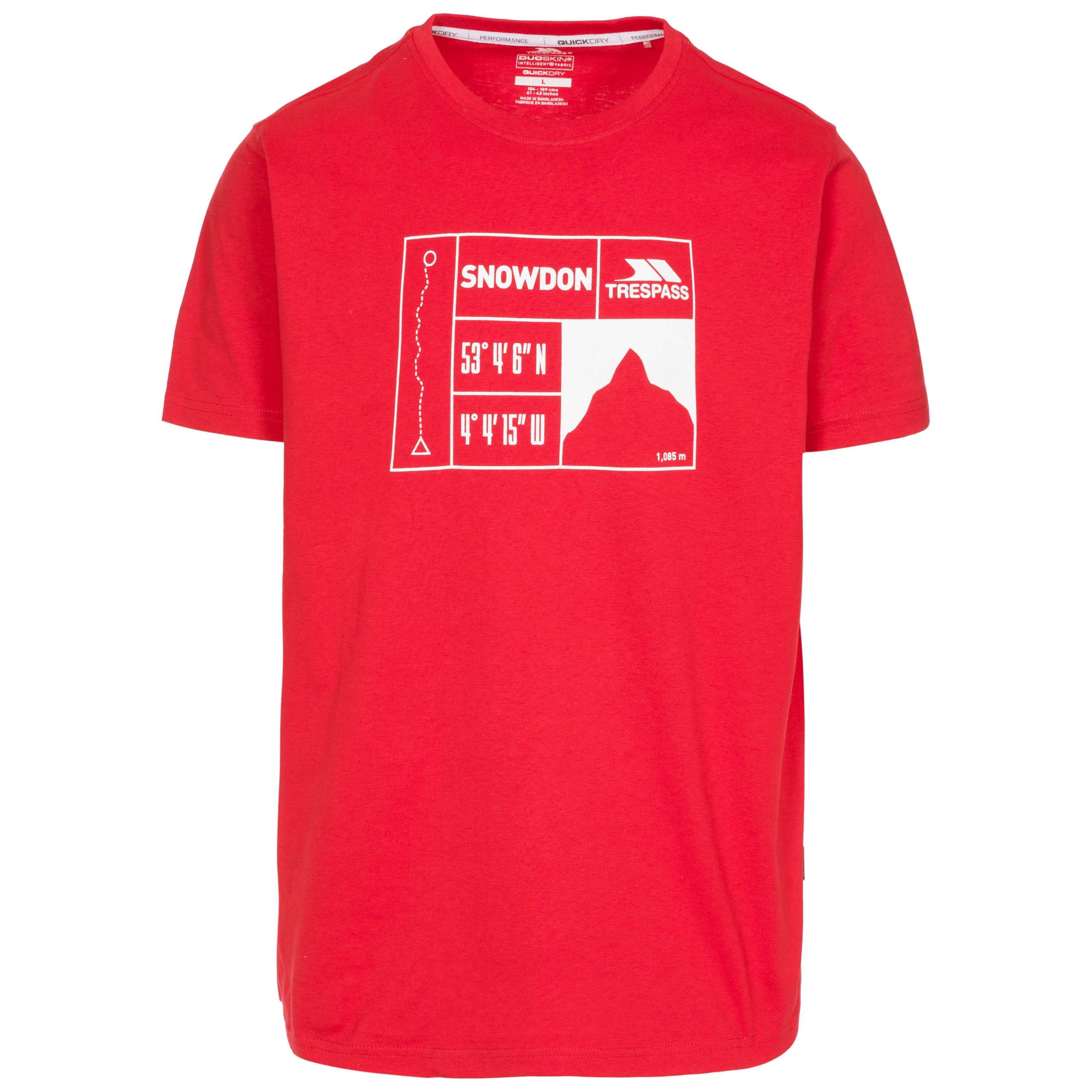 Snowdon Mens Printed Casual T-shirt