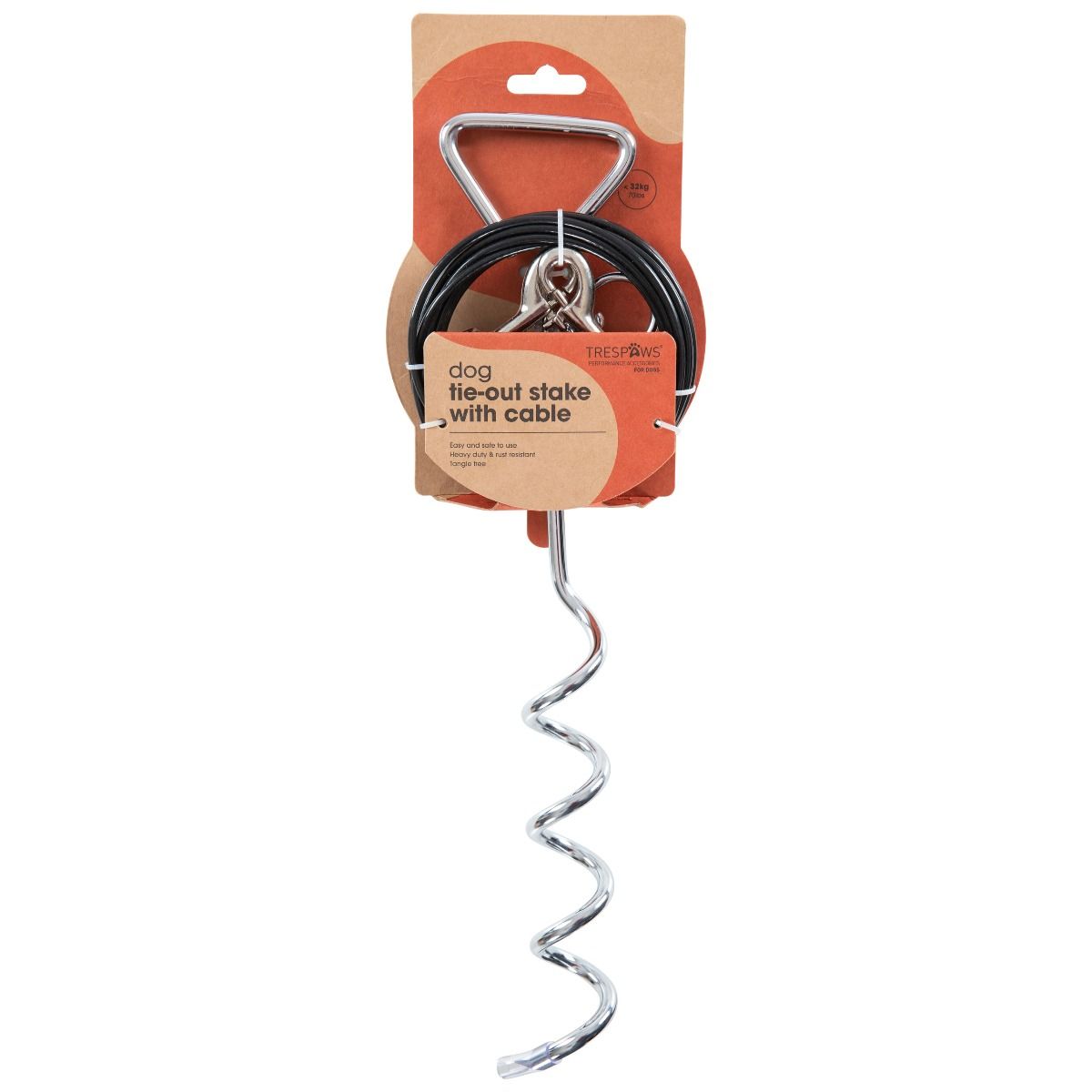 Trespaws Dog Tether And Tie Out Cable