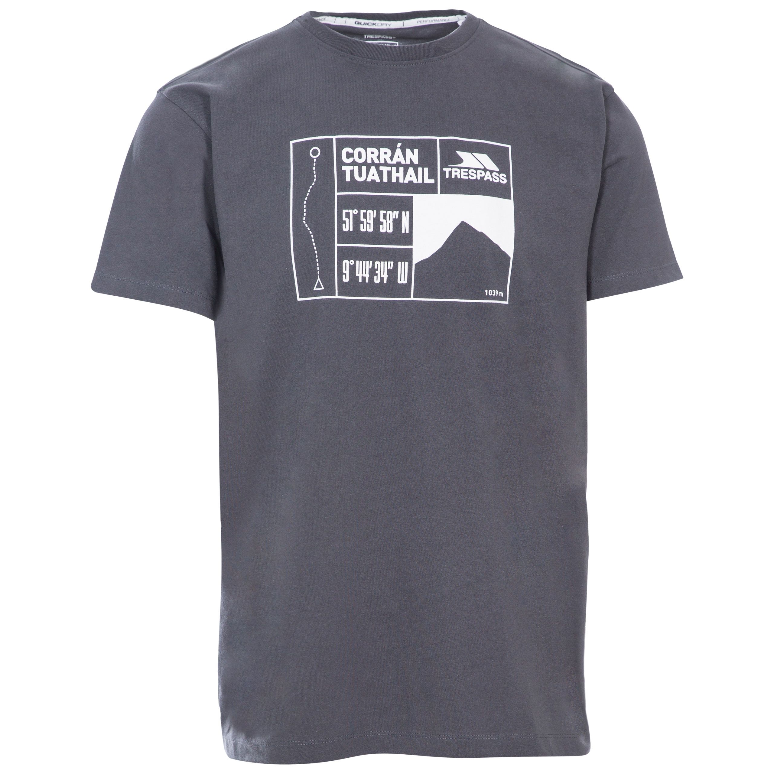 Tuathail Mens Printed Casual T-shirt