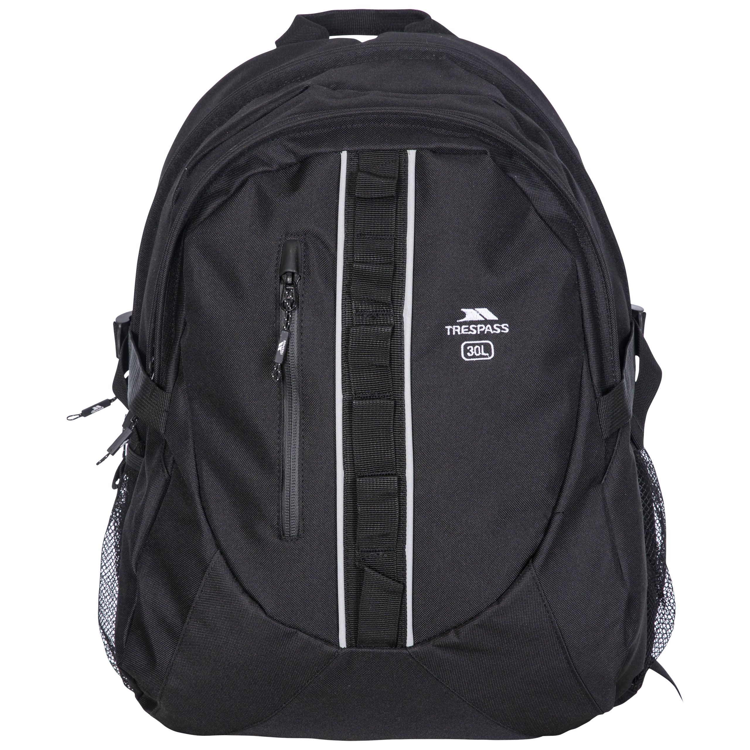 Deptron 30l Laptop Backpack In Black