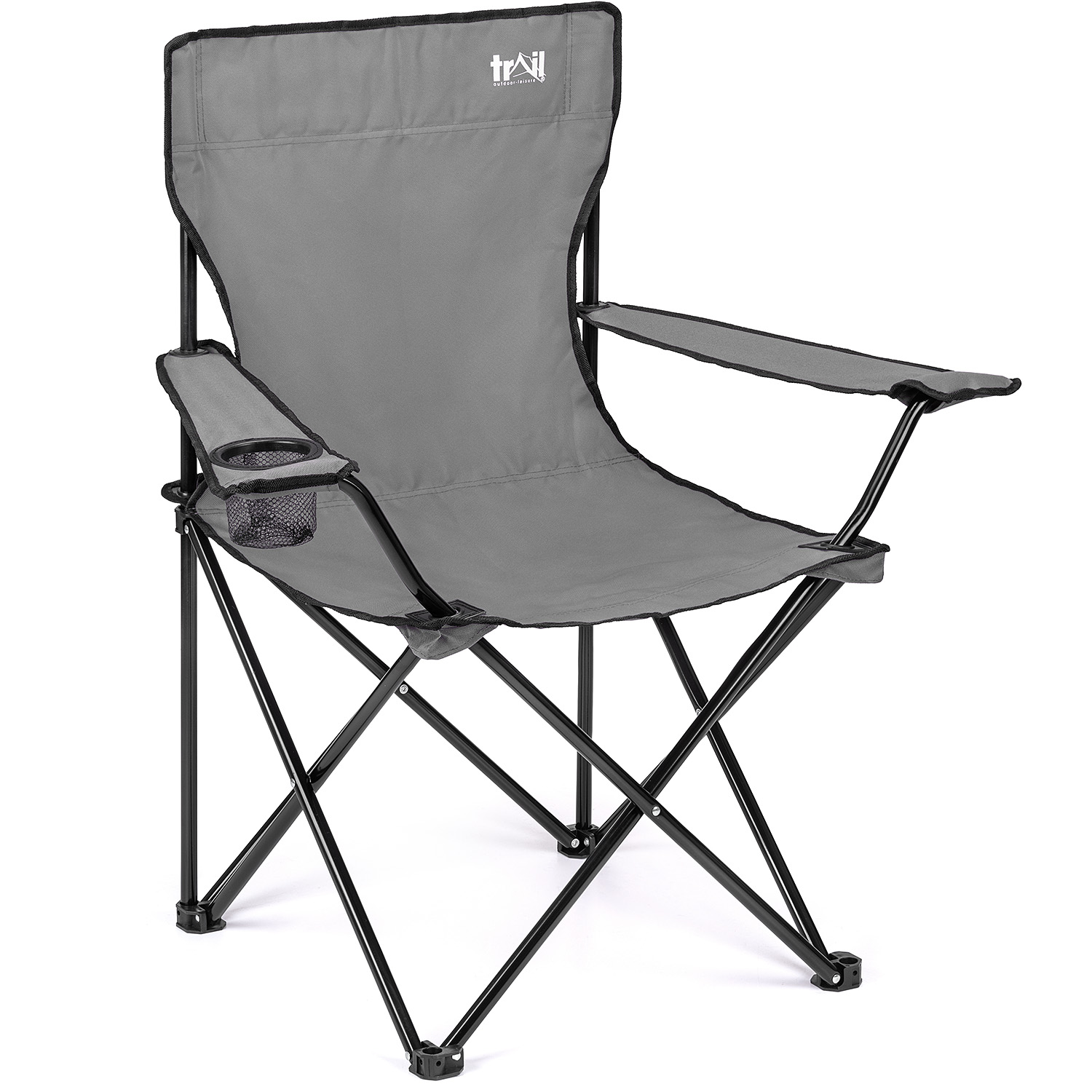 Folding Camping Chair - Grey