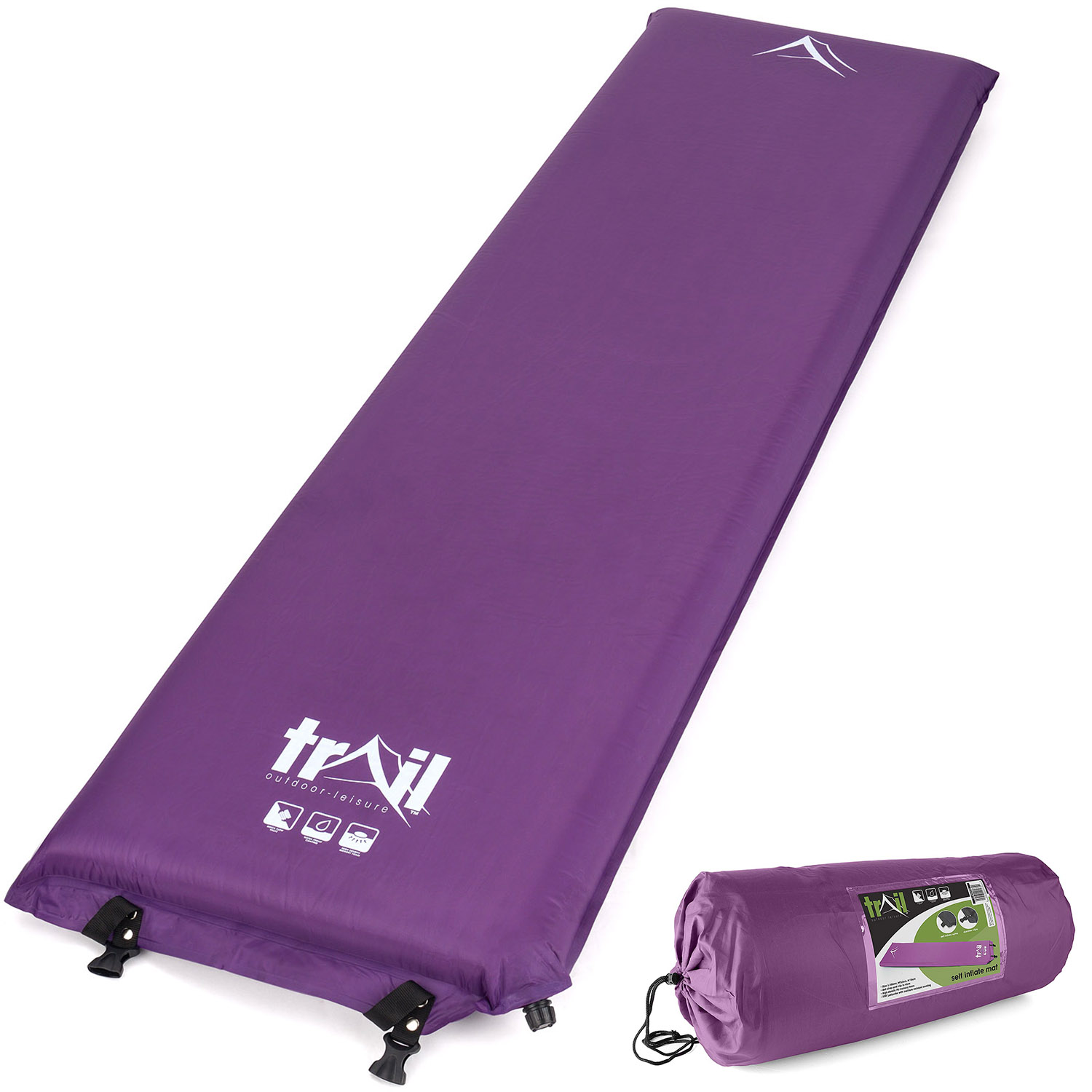 Self-inflating Mat (10cm) - Purple
