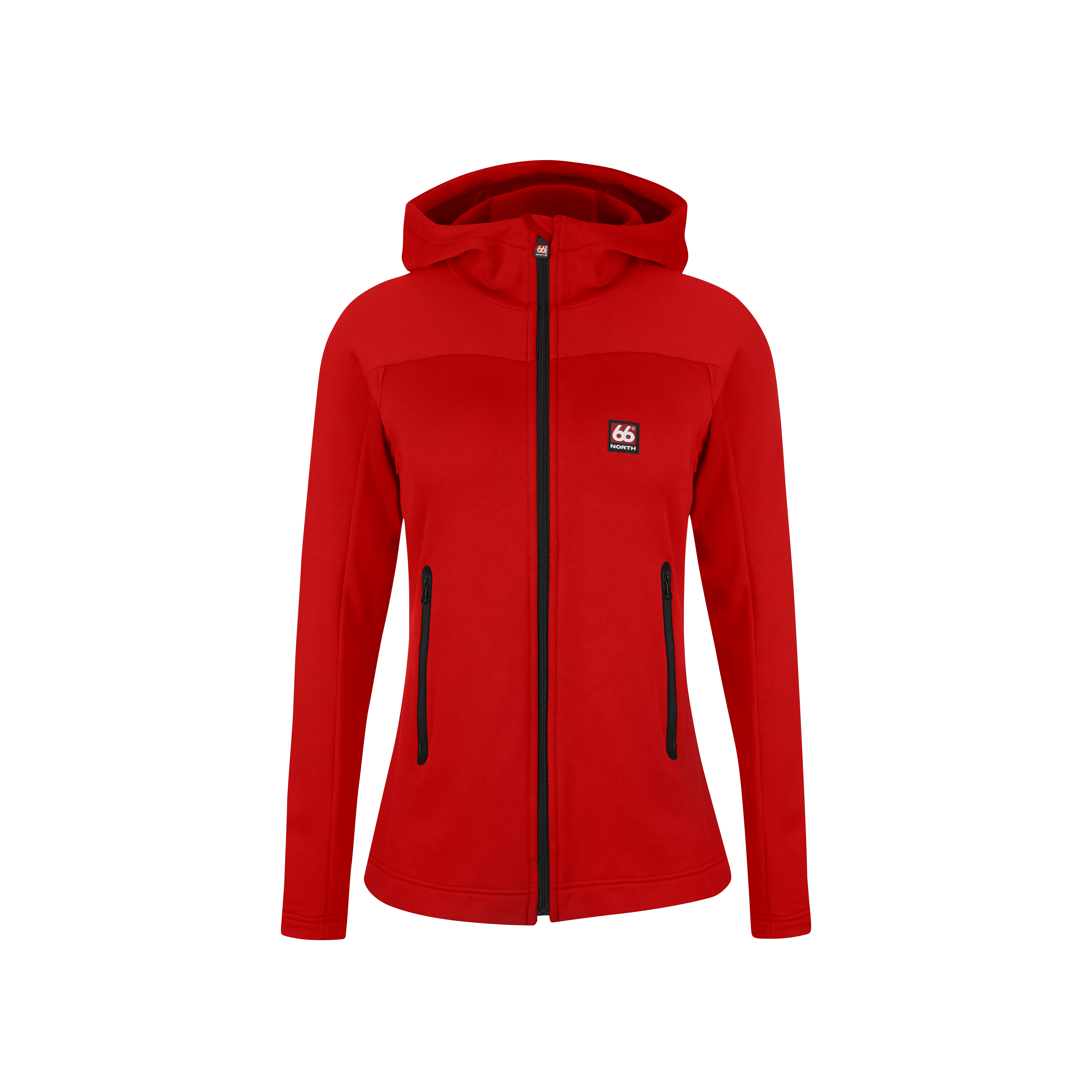 66 North Womens Snfell TopsandVests - Red - L
