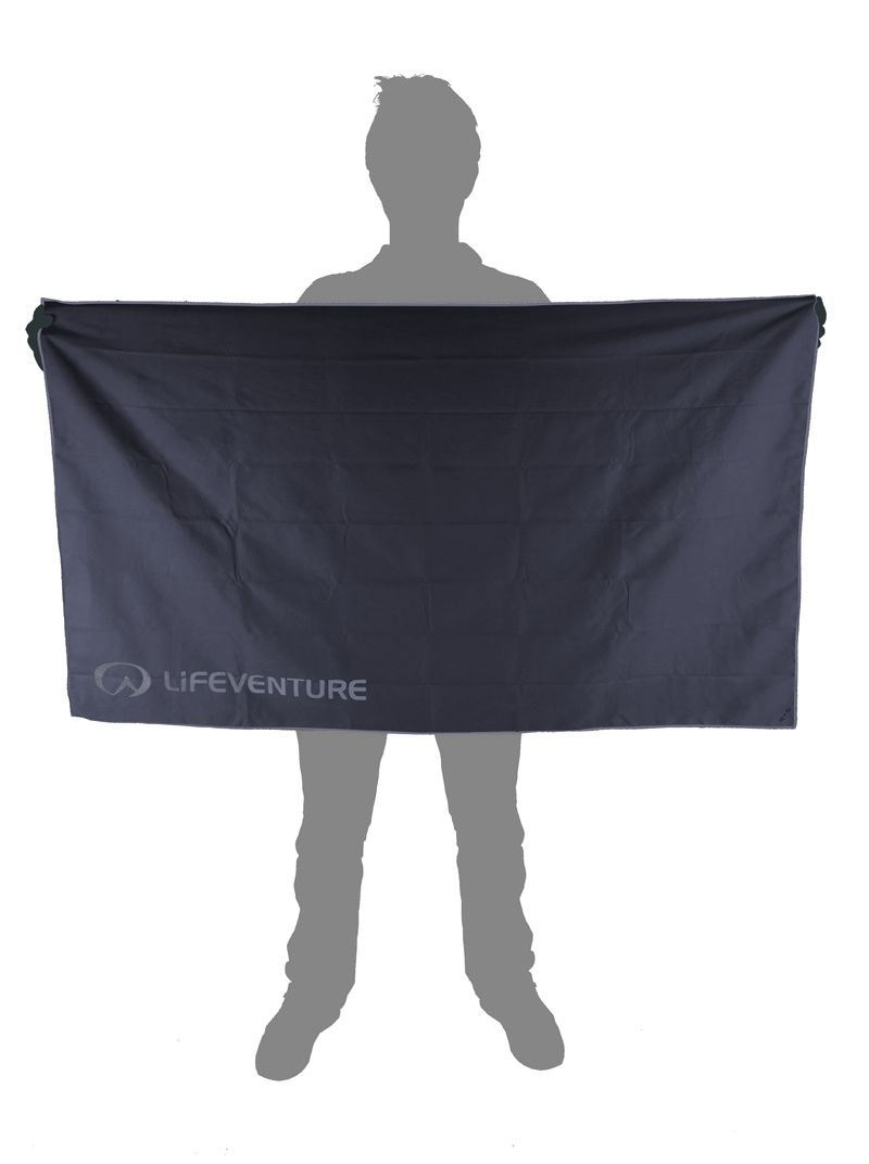 Lifeventure Hydrofibre Towel Grey X-large