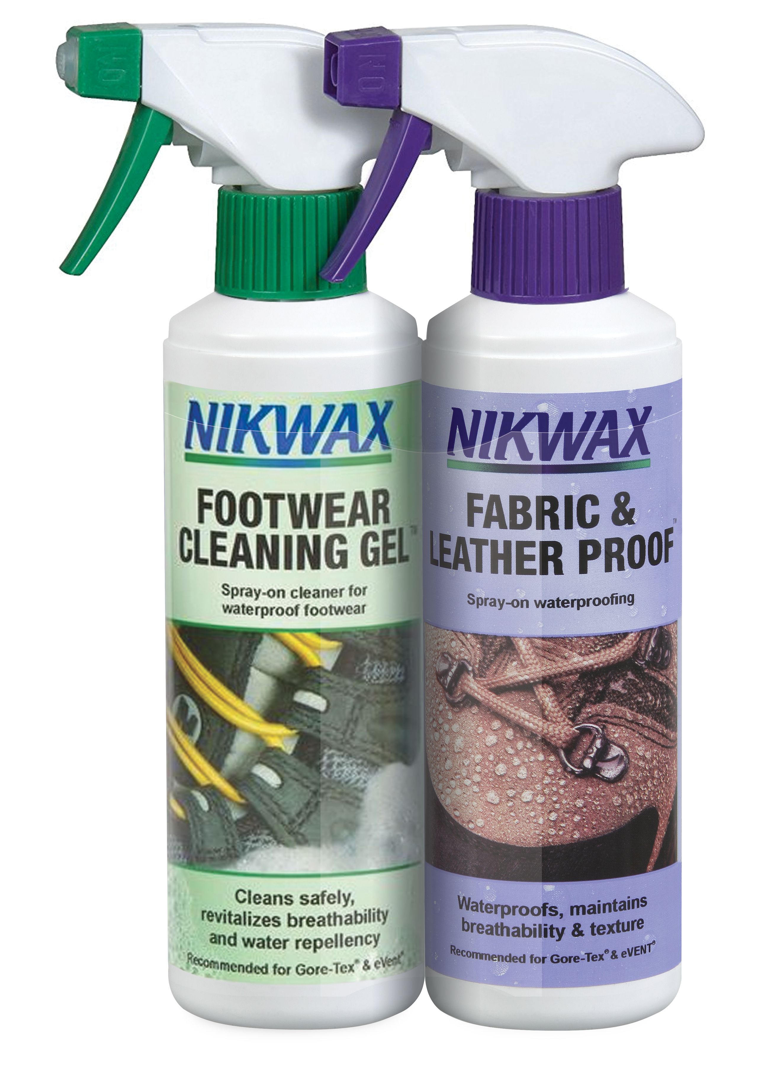 Nikwax Footwear Clean Proof Spray Twin Pack