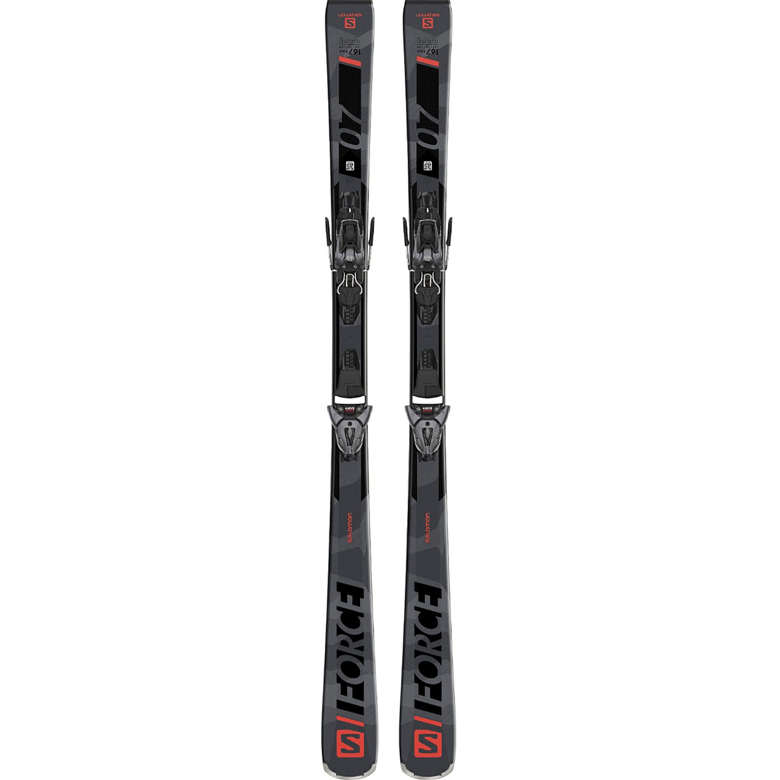 Salomon Mens E S/force 9 Skis + Z12 Gw Ski Bindings