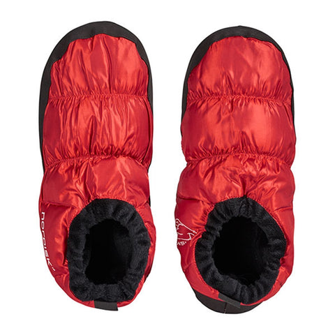 Nordisk  Mos Down Shoes  Camping Slippers  Insulated Shoes  Red