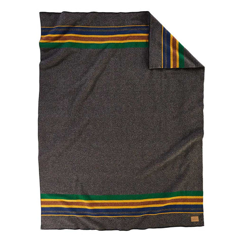 Pendleton  Yakima Camp Blanket W/ Carrier  Oxford Striped Wool Throw