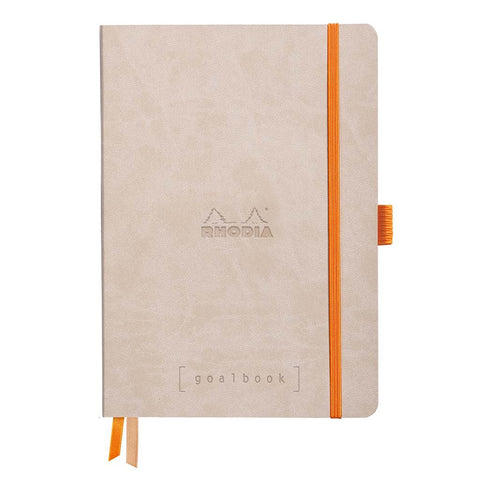 Rhodia  Goalbook Dot Grid  Dotted Notebook  Beige White