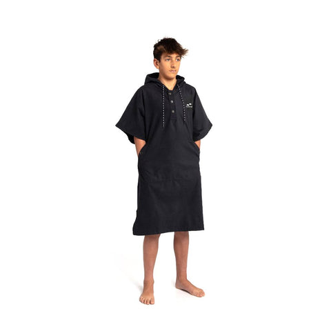 Slowtide  Waterproof Changing Poncho S/m  Dry Robe  Black