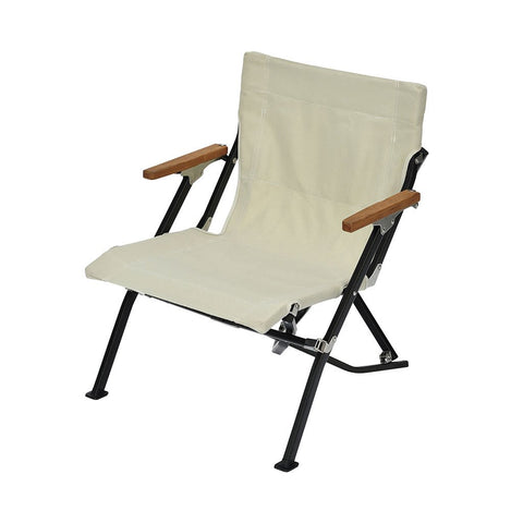 Snow Peak  Luxury Low Chair  Folding Lounger  Ivory