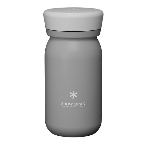 Snow Peak  Stainless Vacuum Bottle Milk 350  Coffee Flask  Ash