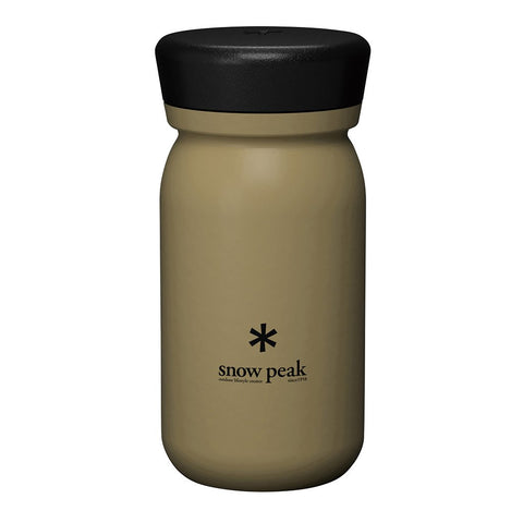 Snow Peak  Stainless Vacuum Bottle Milk 350  Coffee Flask  Sand