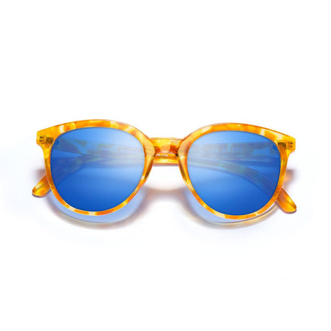 Sunski  Makani  Polarised Sunglasses  Blond Tortoise/aqua