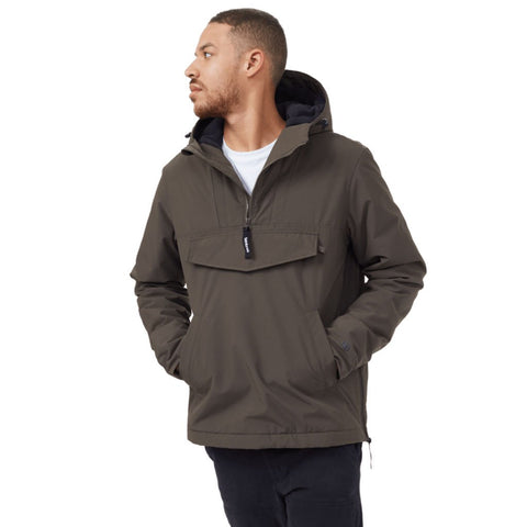 Tentree  Cloud Shell Anorak  Mens Insulated Jacket  Black/green
