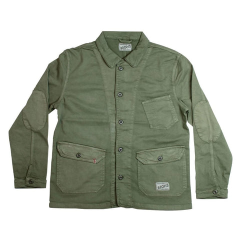 Carver Jacket  &sons  Mens Chore Jacket  Cotton Twill  Green