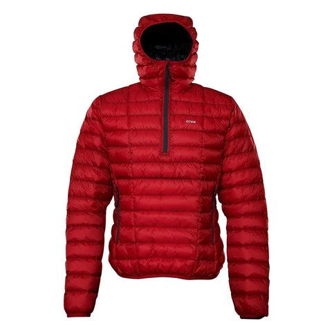 Crux  Neo Top Down Jacket  Lightweight Down Jacket Hoody  Flame Red