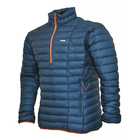 Crux  Turbo Top Down Jacket  Lightweight Down Pullover  Blue
