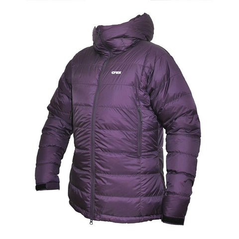 Crux  Womens Rimo Down Jacket  Water Resistant Down Jacket  Purple