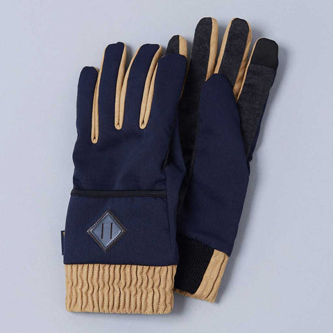 Elmer  Inner Hood Gloves  Windproof Gloves  Navy