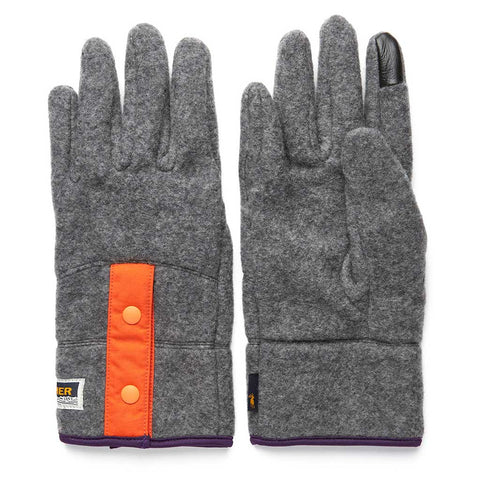 Elmer  Recycled Wool Fleece Gloves  Wool Gloves  Charcoal