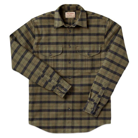 Filson  Alaskan Guide Shirt  Flannel Shirt  Otter Green/black Plaid