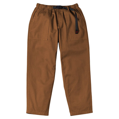Gramicci  Loose Tapered Pants  Casual Cotton Trousers  Mocha