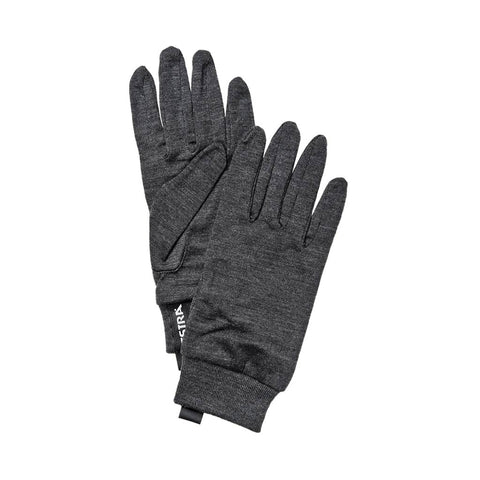 Hestra  Merino Wool Liner Active  Merino Liner Gloves  Charcoal