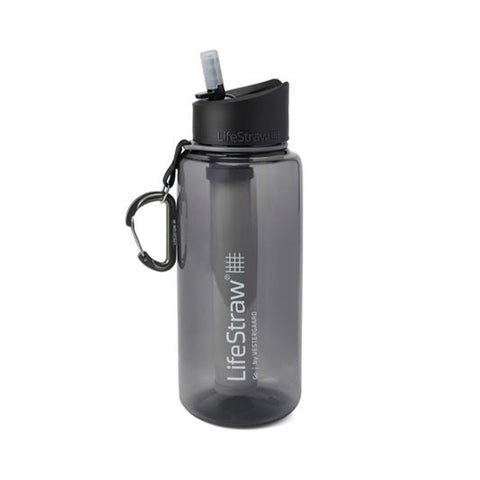 Lifestraw Go 1l  Water Filter Bottle  Grey  Wildbounds