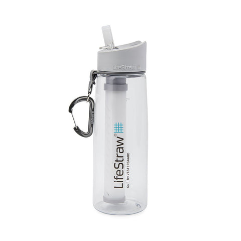 Lifestraw Go 650ml  2-stage Filtration  Water Filter Bottle  Clear