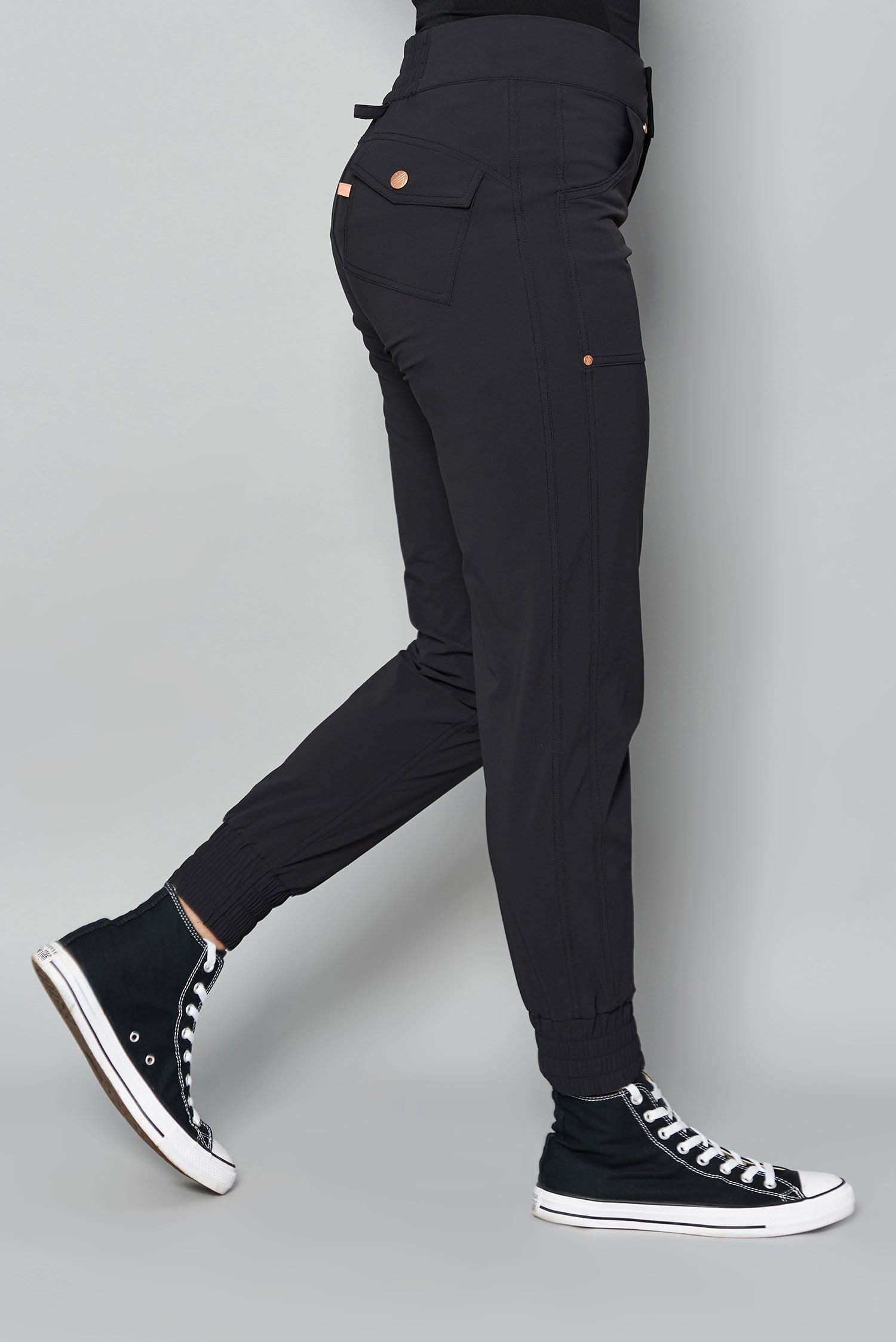 Casual Stroll Pants - Black - 36r / Uk18 - Womens - Acai Outdoorwear