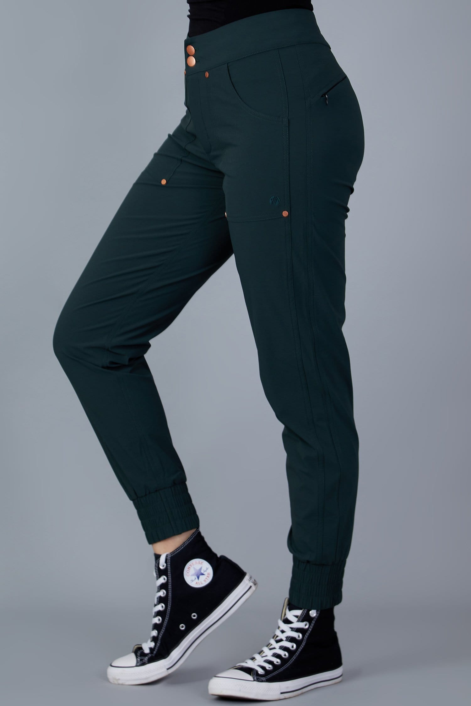 Casual Stroll Pants - Forest Green - 30l / Uk12 - Womens - Acai Outdoorwear