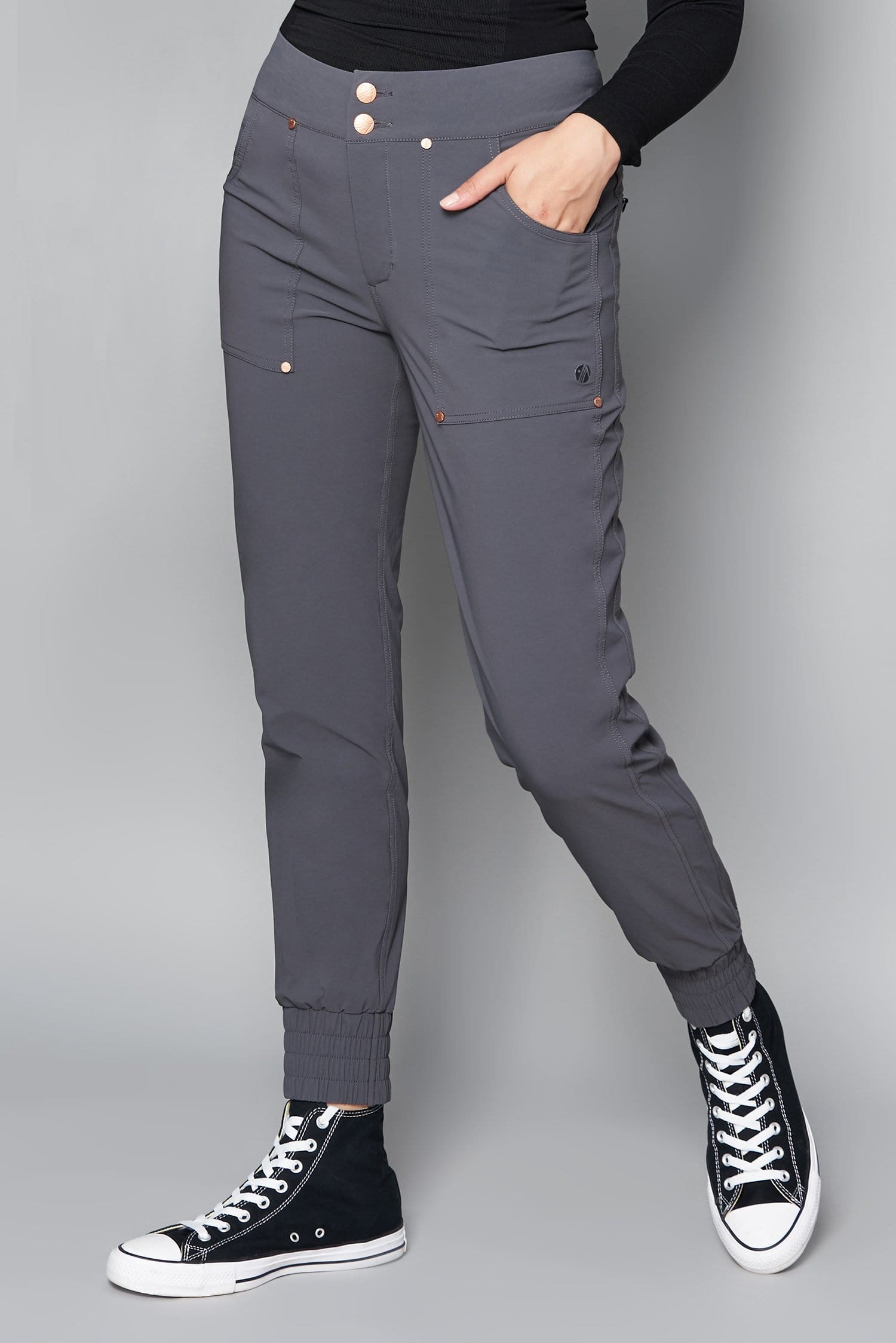 Casual Stroll Pants - Storm Grey - 24r / Uk6 - Womens - Acai Outdoorwear