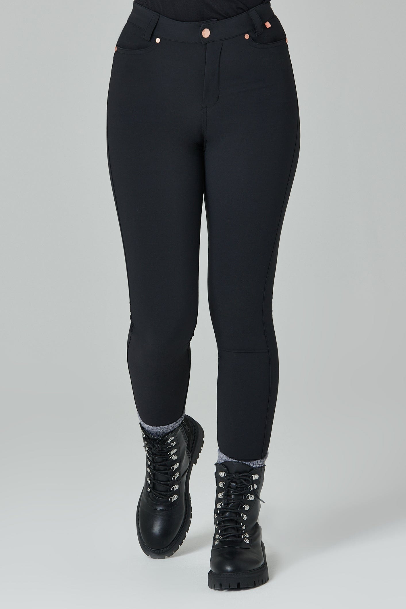 Max Stretch Skinny Outdoor Trousers - Black - 28r / Uk10 - Womens - Acai Outdoorwear