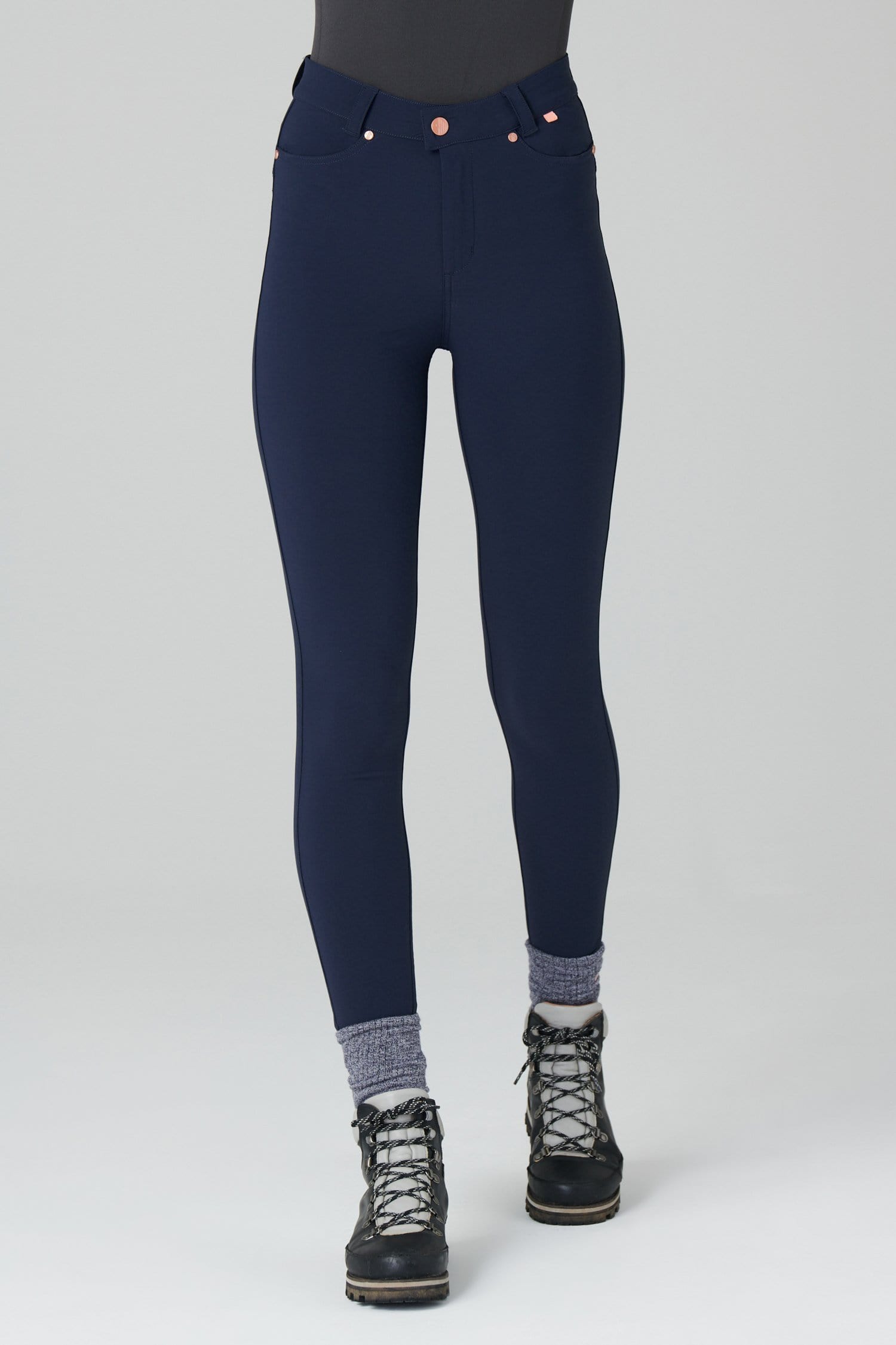 Max Stretch Skinny Outdoor Trousers - Deep Navy - 30l / Uk12 - Womens - Acai Outdoorwear