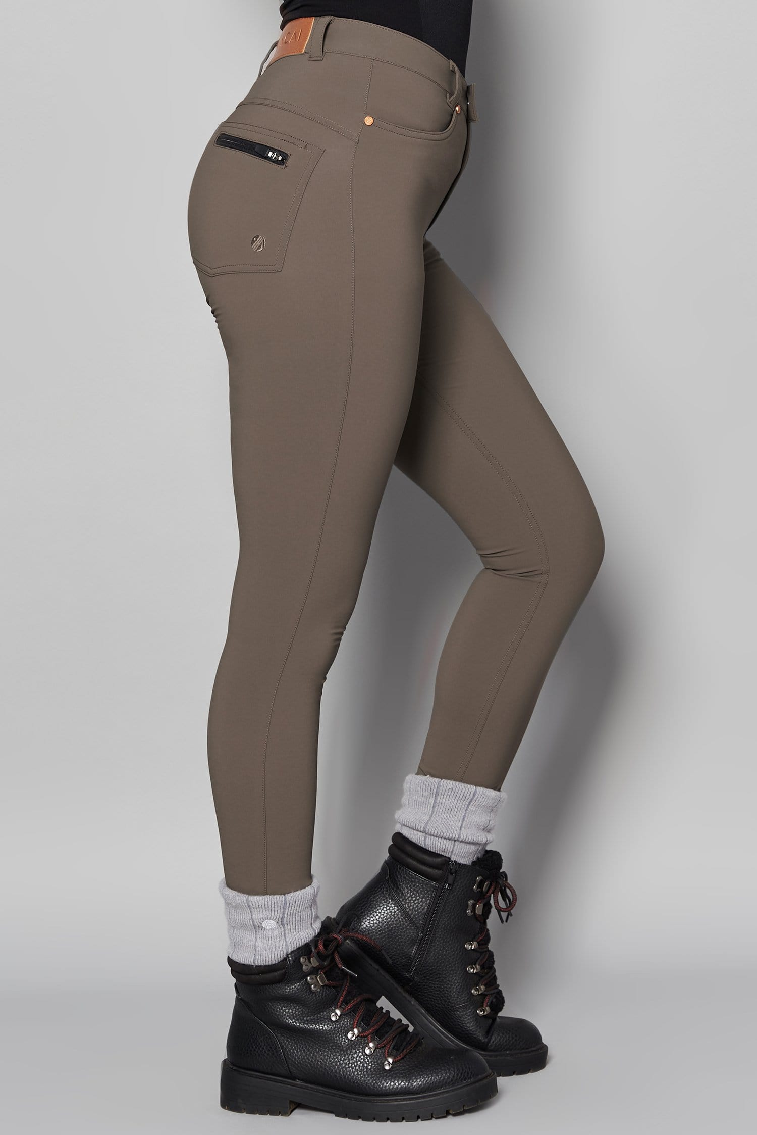 Max Stretch Skinny Outdoor Trousers - Sand - 32r / Uk14 - Womens - Acai Outdoorwear