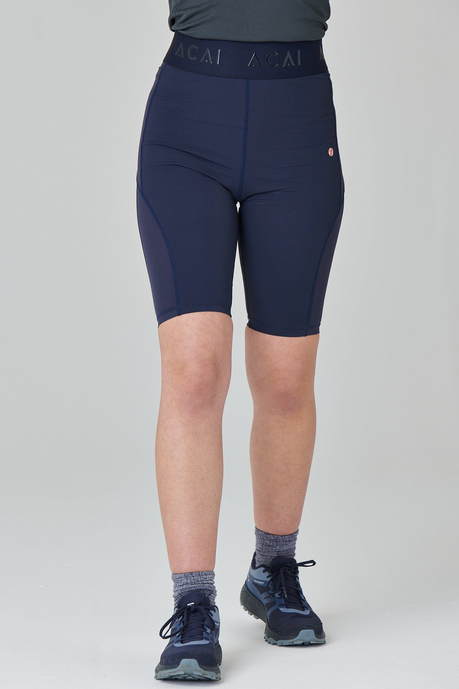 The Panelled Shorts- Midnight Blue - Large / Uk14 - Womens - Acai Outdoorwear