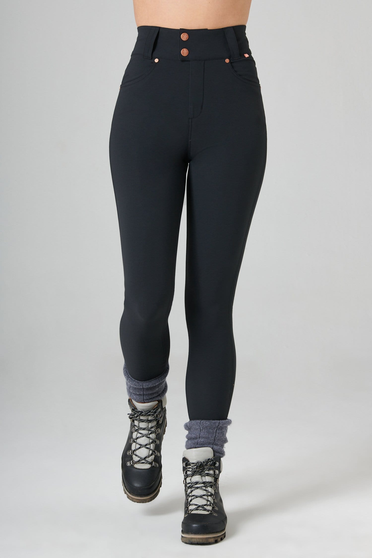 The Shape Skinny Outdoor Trousers - Black - 30r / Uk12 - Womens - Acai Outdoorwear