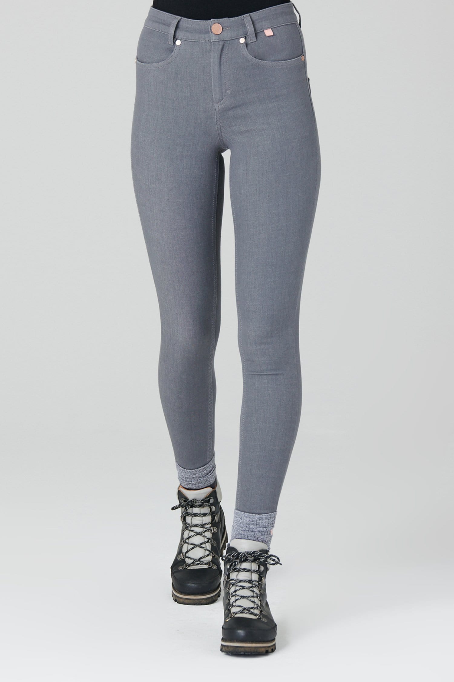 The Skinny Outdoor Jeans - Grey Denim - 26l / Uk8 - Womens - Acai Outdoorwear