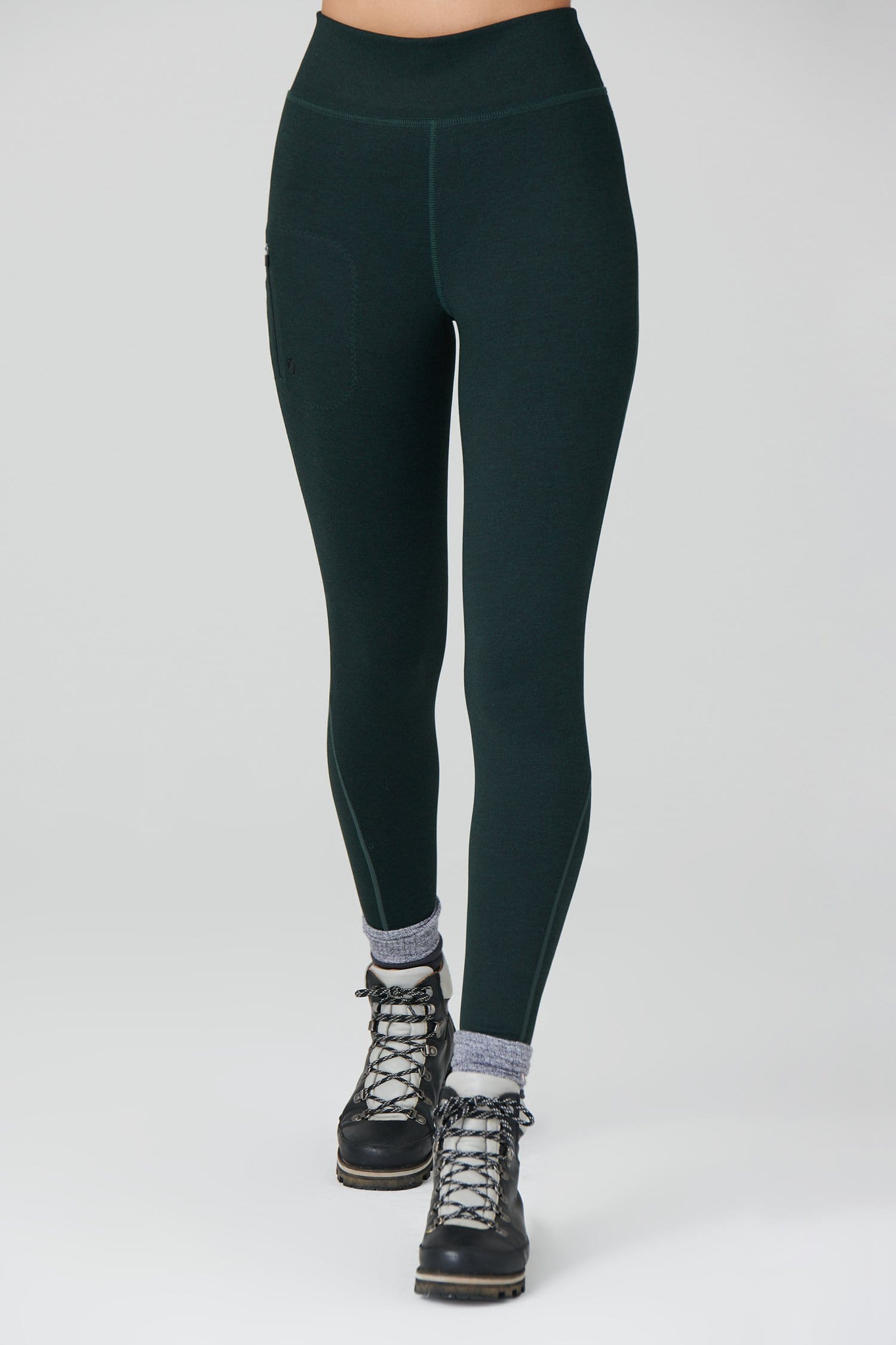 Thermal Outdoor Leggings - Forest Green - Large / Uk14 - Womens - Acai Outdoorwear