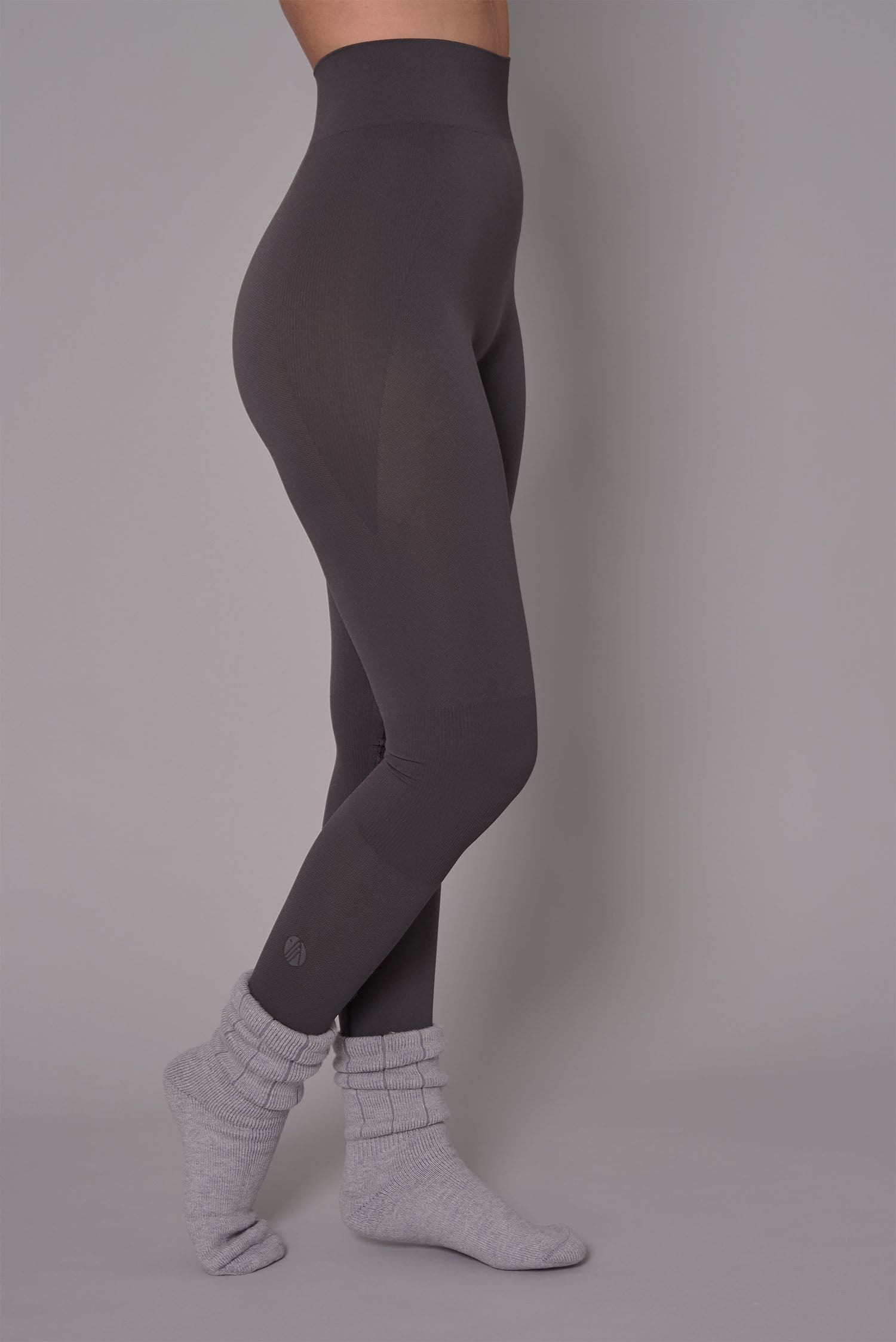 Thermal Seamless Base Layer Tights - Storm Grey - Xsmall - Small - Womens - Acai Outdoorwear