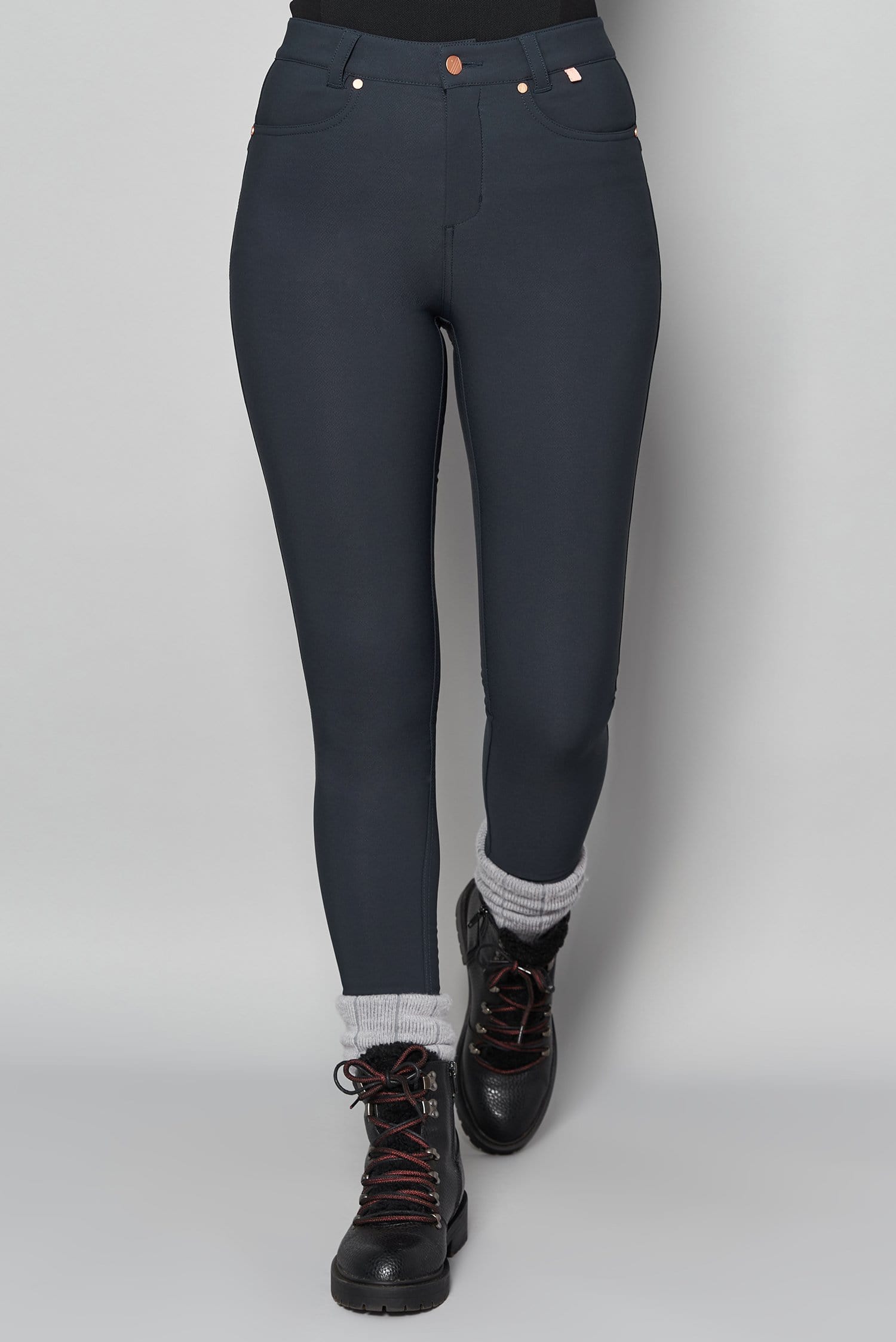 Thermal Skinny Outdoor Trousers - Graphite - 32r / Uk14 - Womens - Acai Outdoorwear