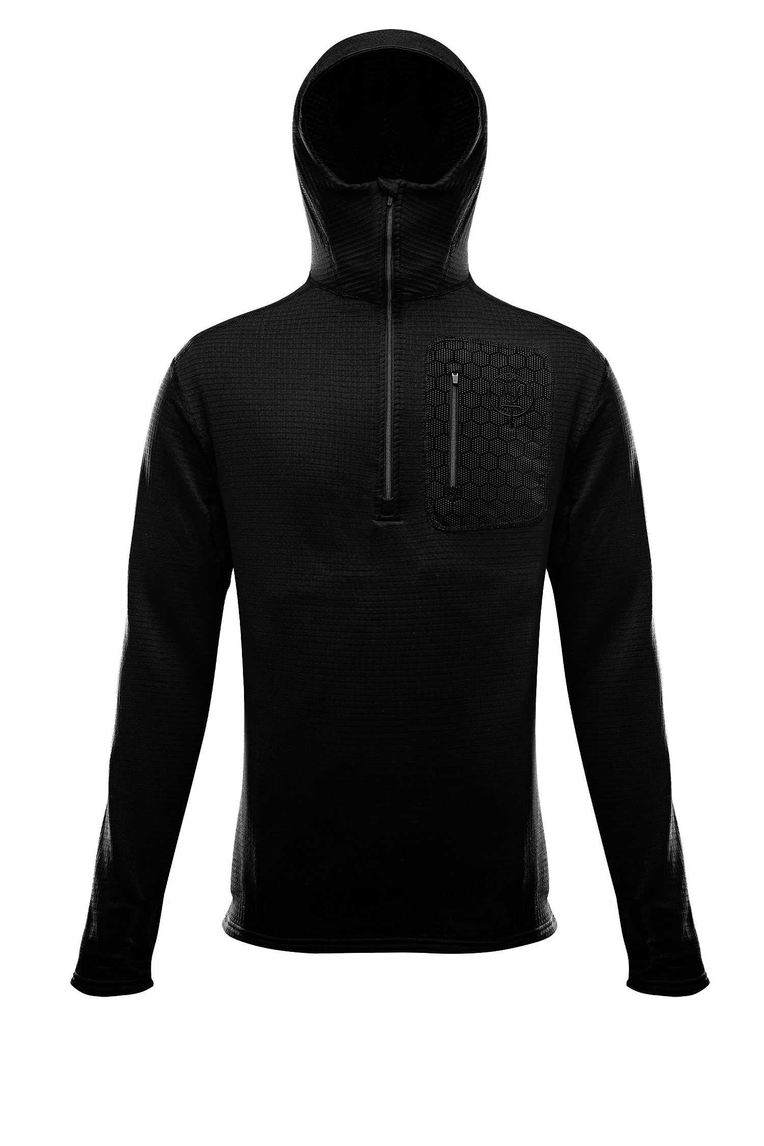 Siege Hooded Baselayer  Hiking Thermal Compression Top Hoody Xs
