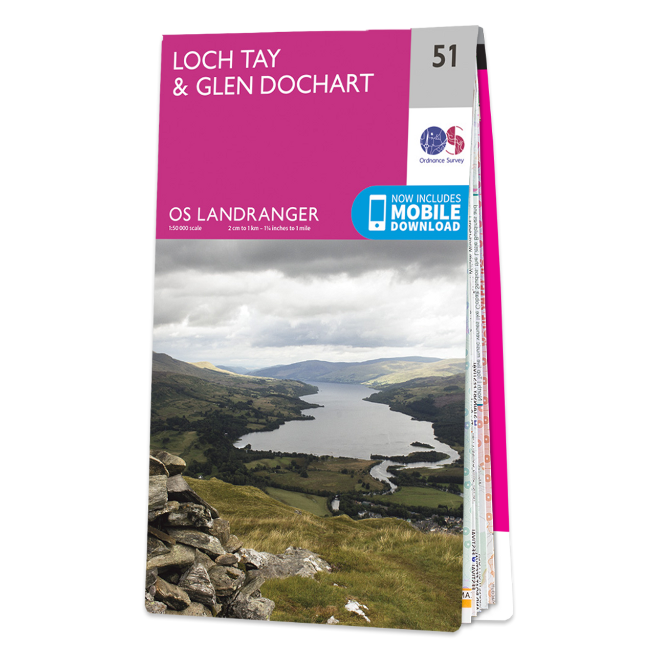 Map Of Loch TayandGlen Dochart