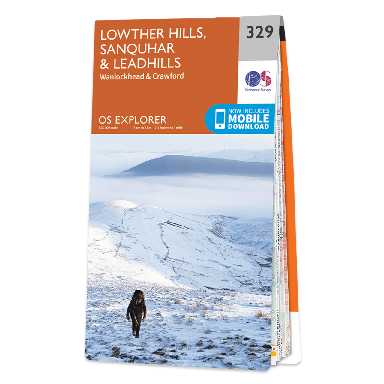 Map Of Lowther Hills  SanquharandLeadhills