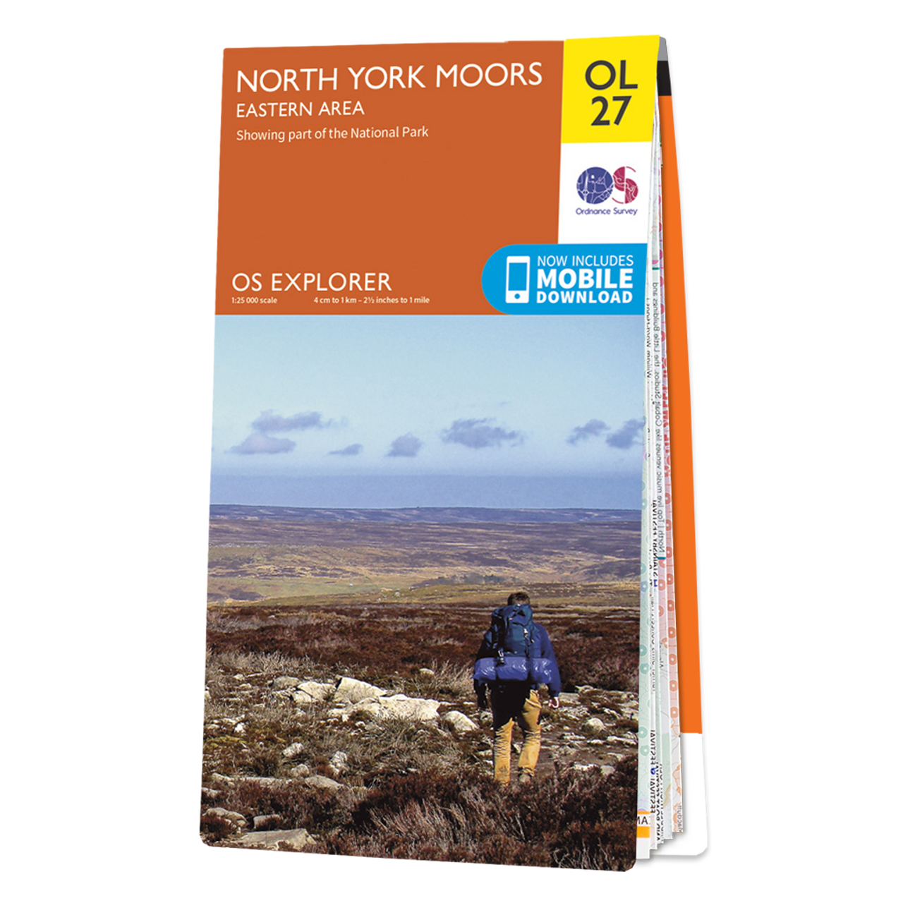 Map Of North York Moors - Eastern Area